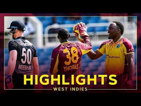Highlights | West Indies v New Zealand | Windies Win Avoids Series Sweep |3rd West Indies T20 Series