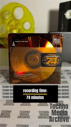 MiniDisc - Sony - Color Collection (yellow) #Shorts