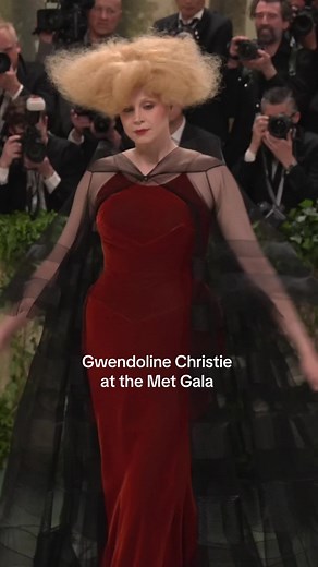 Gwendoline Christie Stuns in Custom Maison Margiela Gown at Met Gala 2024