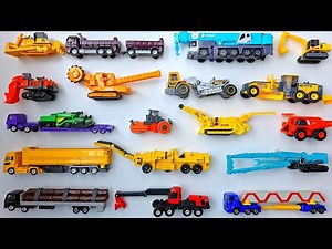 Toy Construction for Toddlers - Trucks & Equipment - Construction Vehicles Names and Sounds For Kids