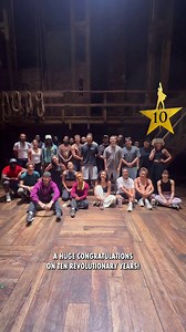 To our #HamFam across the sea, CONGRATULATIONS on a revolutionary 1️⃣0️⃣ years on Broadway. 🫶 #HamilTEN | Hamilton West End