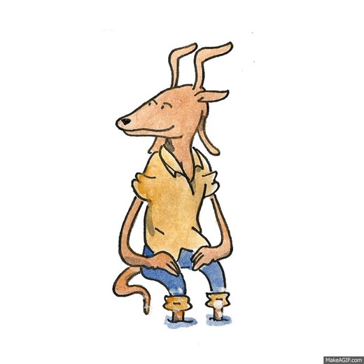 cheerful npc talking on Make a GIF