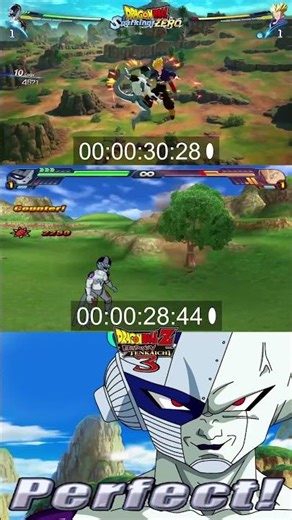 MECHA FRIEZA BT3 VS SZ #perfect #dbz #pro #sparkingzero #budokaitenkaichi3 #mods #comparison