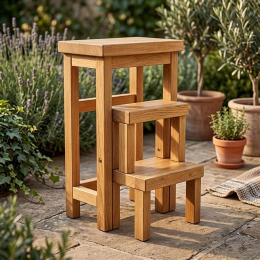 Foldable Step Stool Chair Woodworking Plans, 3 Step Ladder Chair DIY, Kitchen Helper Tower, Convertible Stool Bench Digital PDF Plan - Etsy