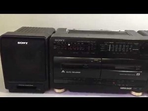 SONY CFS-710S Double Radio Cassette Boombox (AUX in)