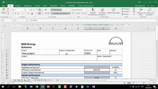 【培训教材】柴油机效率计算 - Calculation sheet Engine efficiency
