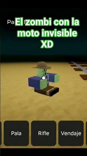 el zombi con la moto invisible 🤑