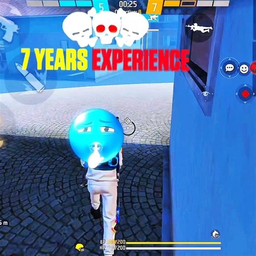 7 years experience 😈#freefire #shorts