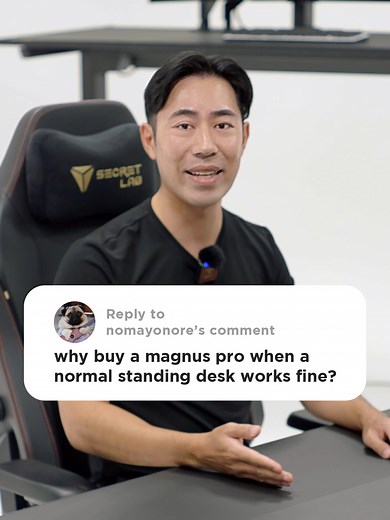 Here’s why the Secretlab MAGNUS Pro Sit-to-Stand Metal Desk delivers an experience unlike any other. #MAGNUSPro #standingdesk
