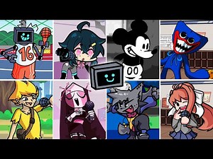 FNF Dunk-But characters from other mods sing it (Everyone Sings Dunk)Vs Hex