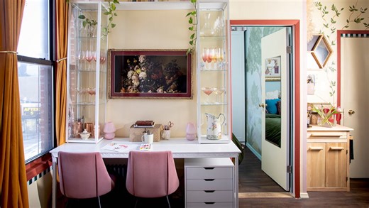 House tour: Smart (and stylish!) storage lets this couple thrive in just 320 square feet