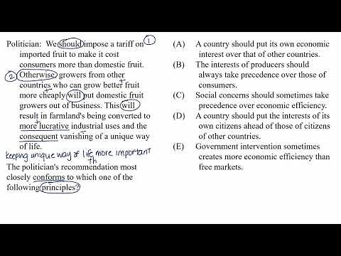 Identify the principle | Video lesson | Logical reasoning | LSAT | Khan Academy