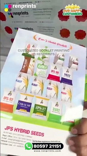 Customized Booklet Printing by Renprints