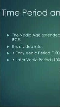 Vedic Civilization