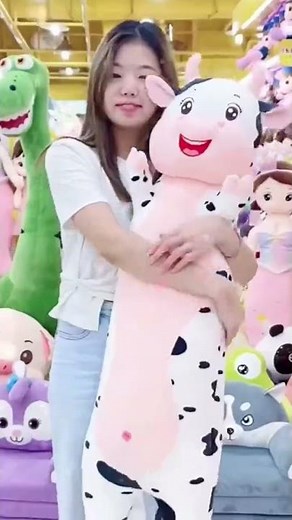 Adorable Plushie: Long Cow Stuffed Animal for Cozy Snuggles!#plushie #stuffedanimal
