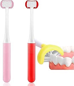Toddler Toothbrushes, Girls Toothbrush for Kids 8-12,Toothbrushes Soft Bristles,Soft and Gentle for Complete Tooth and Gum Care