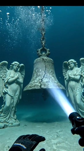 POV: I Found a Cracked Church Bell at the Bottom of the Ocean 😨