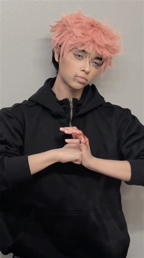 NEW JJK THIS WEEK WAS FIRE!!! #yujiitadori #cosplay #anime #jjk #jujutsukaisen #transition #makeup