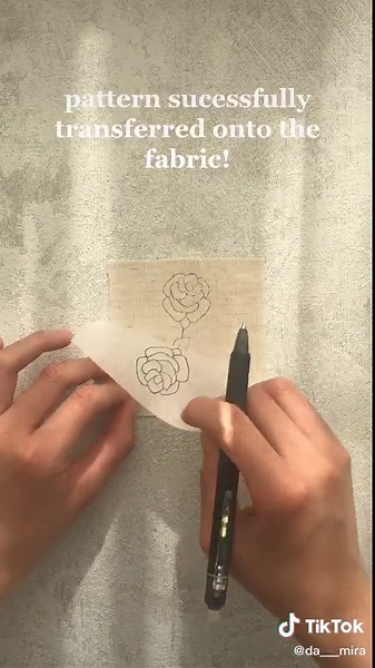 How to Use Tracing Paper for Embroidery | Embroidery Paper Tutorial