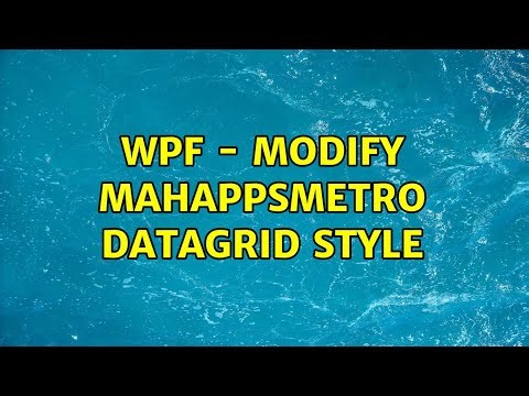 WPF - Modify MahappsMetro DataGrid style