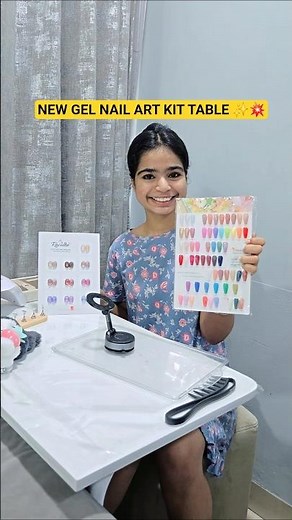 NEW GEL NAIL ART KIT TABLE ✨️💥 #shorts #minivlog #ashortaday #tranding #vlog #diy #craft #nails