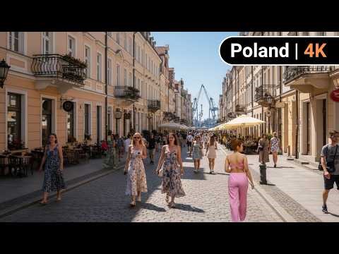 Poland Walking Tour 4K 🇵🇱 | Beautiful Old Towns & Real Street Life