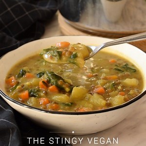 449K views · 378 reactions | Vegan curry lentil soup! Looks like my kind of dinnner! Recipe: https://thestingyvegan.com/vegan-curry-lentil-soup/ | Connoisseurus Veg | Facebook