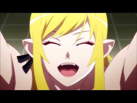 Shinobu Cheerfully Spins Araragi Around