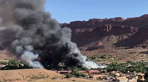 Moab residents are surveying the damage after a fire destroyed eight homes, two garages and a shop. Update: http://via.fox13now.com/hAGbo Video: Kevin Harmison | FOX 13 News