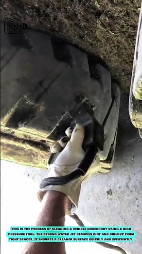 Pressure Washer Tool with Nozzle for Vehicle Undercarriage Cleaning