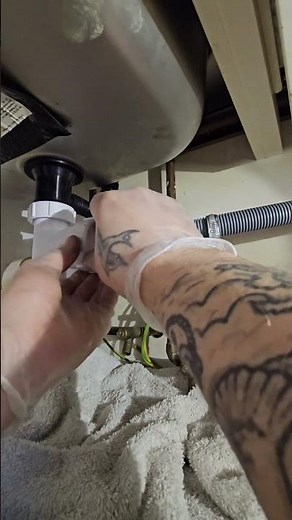 How to fit a washing machine connection🛠️#plumbing #diy #home #homeimprovement #howto #uk #JMC #sink