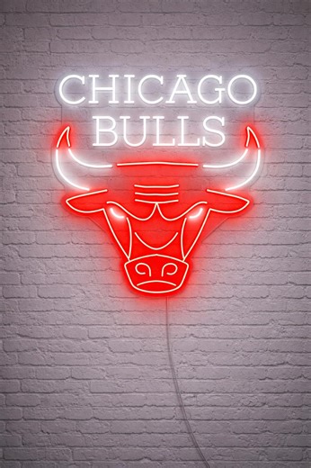 Basketball Bull Neon Sign – Sports Fan LED Neon Light With Bull Head Design, Handmade Neon Wall Sign - Etsy