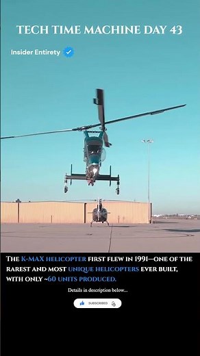This Helicopter Should Be Impossible… But It Exists! K-MAX Explained 🌀🚁 #science #scienceshorts #new