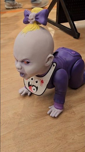 Crawling Zombie baby at Spirit Halloween