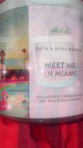 Bath & Body Works Meet Me in Miami is easily my favorite summer candle of all time. It smells exactly like a tropical vacation with a mix of pina colada and sunscreen in the absolute best way possible. The scent is creamy, sunny, and beachy without feeling too sugary or artificial. It instantly makes the whole room feel warm and relaxing, like sitting near the ocean with a frozen drink in hand. This is the kind of candle that completely captures summer instead of just vaguely smelling fruity. Th