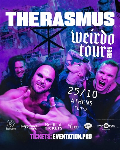 The Rasmus live στην Αθήνα! 25 Οκτωβρίου 📍 Αθήνα, Floyd music venue | The Rasmus