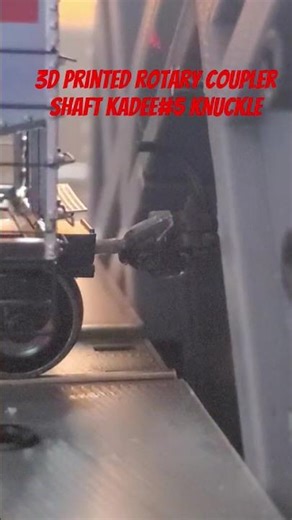 ho scale rotary coupler 3d printed shaft