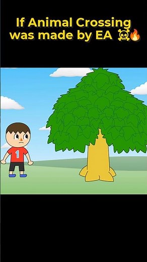 Animal Crossing EA Edition 💀🔥 #animalcrossing #shorts #animation