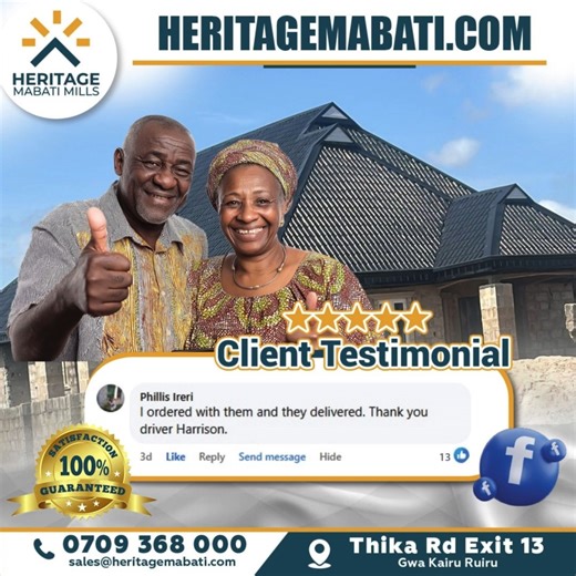  Build Strong. Build Smart. Choose Heritage Mabati Box Profile!  ✔️...