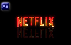 【AE教程|油管搬运|LOGO动画】NETFLIX片头LOGO展示
