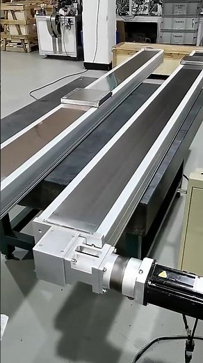 automatic full enclosed dustless belt driven linear module #linearactuator #linearmotion #factory