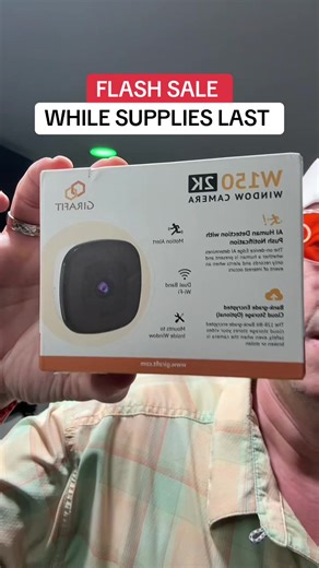 Girafit 3MP Ultra-HD Window Camera: Easy Home Security