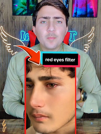 TikTok red eyes effect filter 2026. #redeyes #effect #filter #new #fyp | red eyes