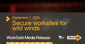 16 reactions | WorkSafe is urging Victorian employers to ensure their work sites are secured as potentially damaging winds move across the state over the next 24 hours. www.worksafe.vic.gov.au/news/2020-09/secure-worksites-wild-winds | WorkSafe Victoria | Facebook