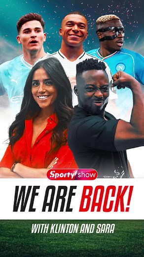 🚨 SportyShow is back! Don't miss out on the first program of the season with the best football summer recap, transfer market updates, and much more TOMORROW at 2 PM WAT, 1 PM GMT! 🇳🇬: Startimes ch.258 🇬🇭: DTT ch.36 We will be LIVE on all SportyTV socials too! - YouTube, Kick, Twitch, TikTok, Facebook, and X! #SportyShow #SportyTV #SportsOnTiktok #africanfootball