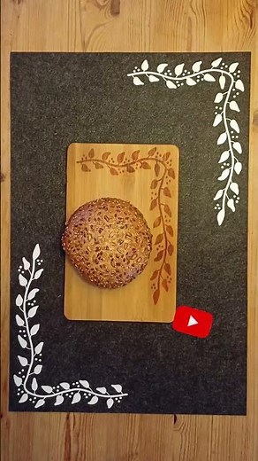 Brandmalerei mit Plotter: Frühstücksbrett DIY