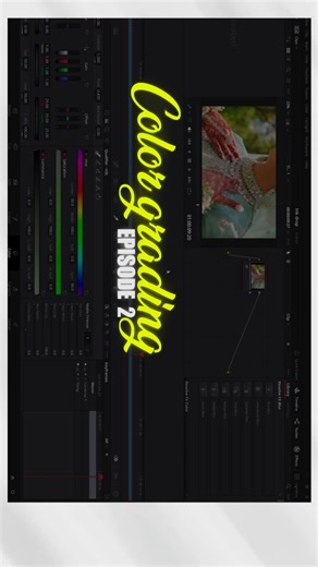 nodes_studio on Instagram: "davinci resolve color grading EP 02 #davinciresolve12 #colorgrading #davincicolorgrading #viral #premierepro #instareels #capcut #davinciresolve #videoedits #wedding #photographer #afftereffect"