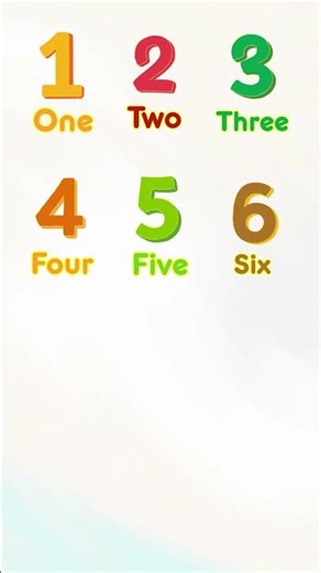 "Learn & Count 1–10 👶✨ Fun Numbers for Kids | #Shorts