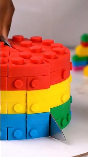 “Satisfying ASMR Lego Cake Cutting 🍰✨ | Relaxing Sounds & Perfect Slices”