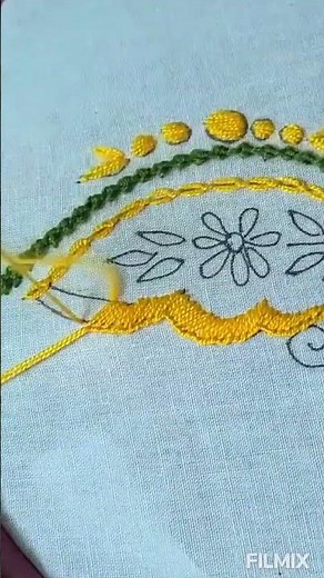 Buttonhole stitch tutorial #shortvideo #embroidery #short